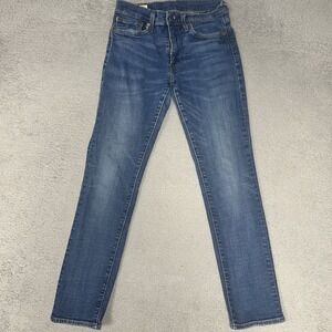 Levi's 511 Premium Jeans Women 31x32 (27x29) Blue Denim Mid Rise Slim Fit Skinny